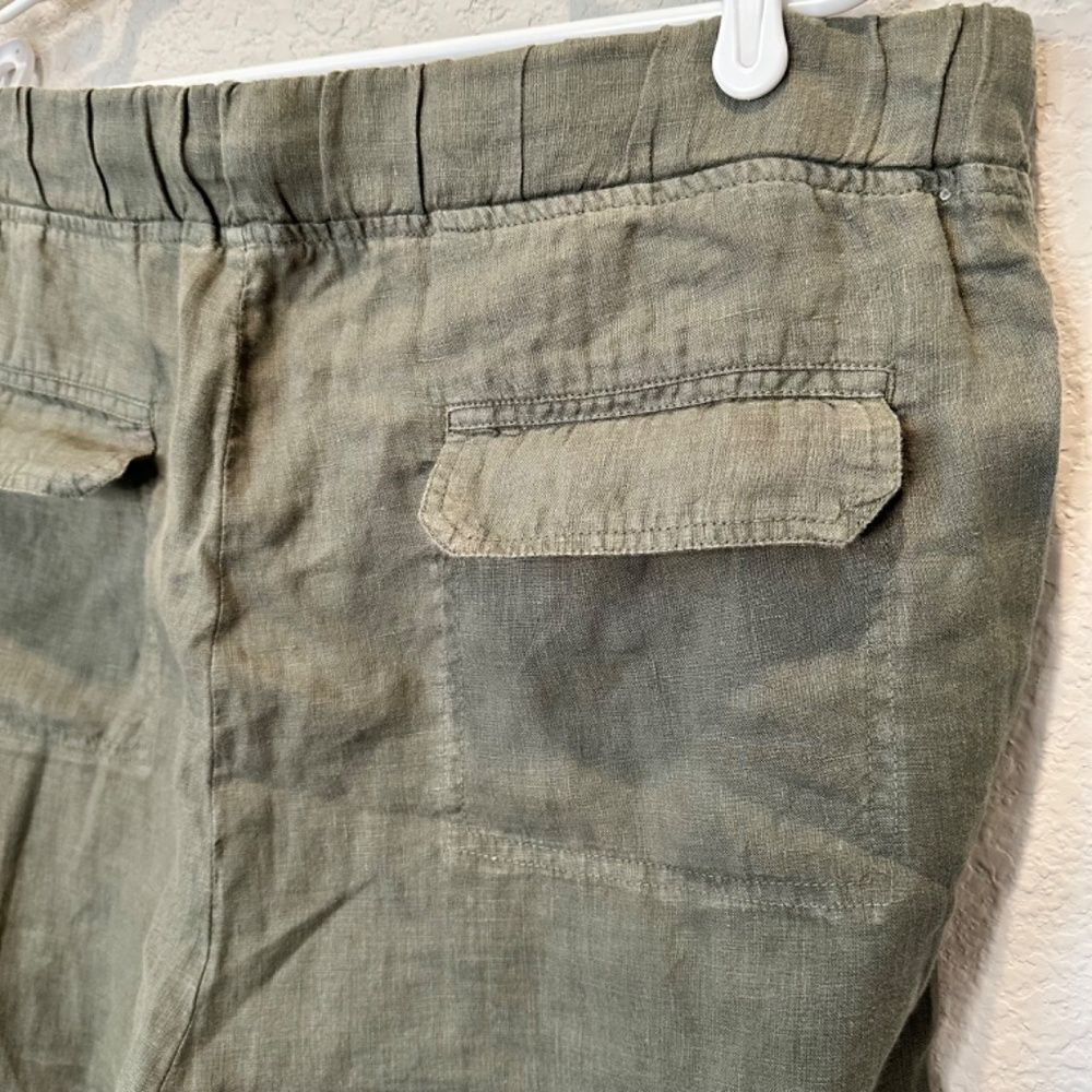 Nordstrom Caslon 100% Linen Jogger Pants Size 16W - Picture 6 of 7